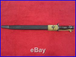 Siamese Enfield Model 1920 Bayonet WithTIGER FACE. WithScabbard and Frog
