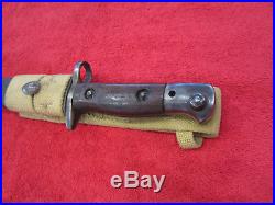 Siamese Enfield Model 1920 Bayonet WithTIGER FACE. WithScabbard and Frog