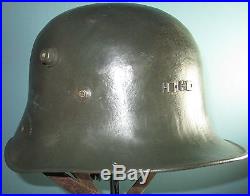 Signed Irish helmet casque stahlhelm casco elmo Kask kivere german