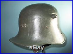 Signed Irish helmet casque stahlhelm casco elmo Kask kivere german
