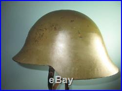 Signed Spanish Civ War M34 Eibar helmet casco stahlhelm casque elmo Kask