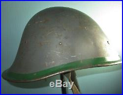 Signed original Dutch BB-reused M27 helmet casque stahlhelm casco elmo WW