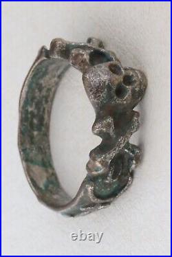 Skull Bones Ring war period ww2 WWII ww1 WWI Battlefield artifact Military army