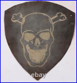 Skull Bones Shield Knight Templar WW2 wwII WW1 wwI Wall decor Iron Metal Iron