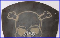 Skull Bones Shield Knight Templar WW2 wwII WW1 wwI Wall decor Iron Metal Iron