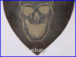 Skull Bones Shield Knight Templar WW2 wwII WW1 wwI Wall decor Iron Metal Iron