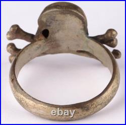 Skull Bones WW2 Ring WWII Death head WWI Goth symbol Cosplay Gothic brutal WW1
