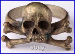 Skull Bones WW2 Ring WWII Death head WWI Goth symbol Cosplay Gothic brutal WW1