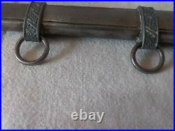 Smf Solingen Blade Scabbard Handle & One Silver Sleeve-4 Piece Set Parts Only