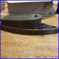 Snuff/Cigarette Box. U. S. Naval Gunboat Copper Dimpled. Rare WW1! 1940's
