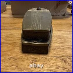Snuff/Cigarette Box. U. S. Naval Gunboat Copper Dimpled. Rare WW1! 1940's