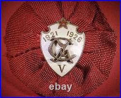 Soviet Badge 5th Anniversary Investigative/Criminal Police Of The Ukrainian SSR