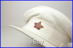 Soviet Russian RKKA Summer Officer's Visor Cap Army military hat High Copy 1935y