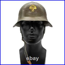 Soviet Ssh-36 Spanish Civil War Helmet (1936-1939) Chinstrap, Badge & Liner