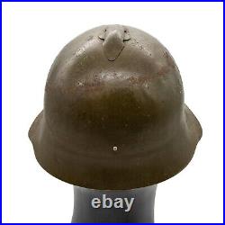 Soviet Ssh-36 Spanish Civil War Helmet (1936-1939) Chinstrap, Badge & Liner