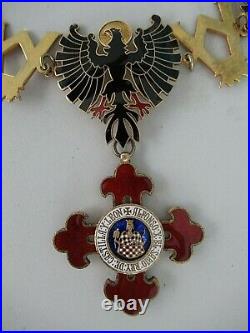 Spain Order Of Alphonso X The Wise. Franco Period Collar. Silver/gilt. Rare. Ef