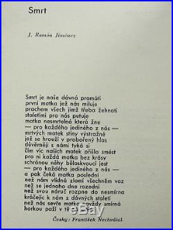 Spanelsko v nas 1937 ultra-rare Czech poetry Spanish Civil War Picasso Seifert