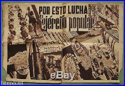Spanish Civil War 1937 Milicia Popular 6 Mesas de Guerra Civil photomontage