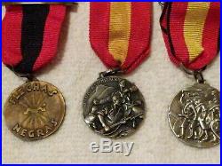Spanish Civil War. 3 Medals Flechas Negras/Battaglione Beremo, Santander. Bilbao