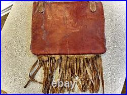 Spanish War 1930's Leather Bag Skara Alhucemas Regular Forces Group No. 5