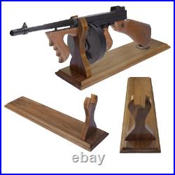 Stand for The Submachine Thompson (Tommy Gun) Natural Wood (Walnut)