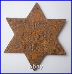 Star of David GERMANY Pre WW2 wwII JEWS LIVE HERE German JUDEN LEBEN HIER Judaic