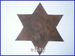 Star of David GERMANY WW2 wwII JEWS LIVE HERE German JUDEN LEBEN HIER Judaica