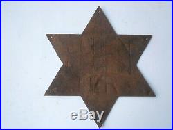 Star of David GERMANY WW2 wwII JEWS LIVE HERE German JUDEN LEBEN HIER Judaica