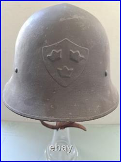 Swedish Military Helmet M21/16 with3 crowns & 2 decals (39)