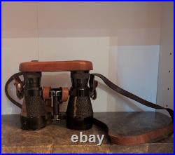 Swiss Army Binoculars + Original Leather Case Dienstglas Mod. 26