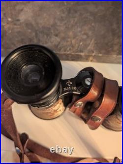 Swiss Army Binoculars + Original Leather Case Dienstglas Mod. 26