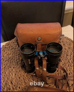 Swiss Army Binoculars + Original Leather Case Dienstglas Mod. 26