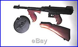 THOMPSON Al Capone tommy gun Military SUB-MACHINE GUN replica