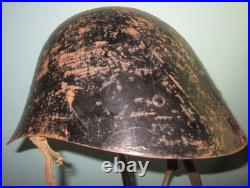 TOP orig Dutch M38 neck cutter helmet Stahlhelm casque casco elmo WW2 2WK 2GM