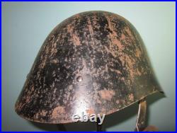 TOP orig Dutch M38 neck cutter helmet Stahlhelm casque casco elmo WW2 2WK 2GM