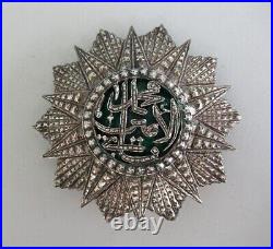 TUNISIA Order OF NICHAN IFTIKAR GRAND CROSS BS. RARE. SILVER/HALLMARKED. RARE