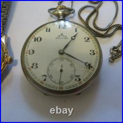 Tellus Granicer Border Guards pocket watch made for the Romanian Army in 1931