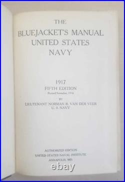 The Bluejackets Manual United States Navy 1917 5th Ed