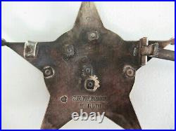 Turkey Gallipoli Star Medal. Marker's Name. Silver. Large Size Badge. Rare! Vf+