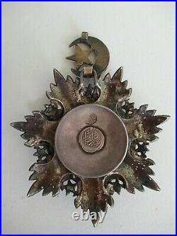 Turkey Order Of Medjidie Commander Neck Badge. Silver/gold/hallmarked. Rare! Vf+