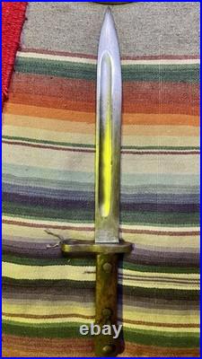Turkish Model 1935 Mauser Bayonet With Scabbard And Leather Frog