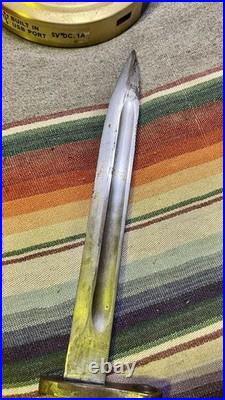 Turkish Model 1935 Mauser Bayonet With Scabbard And Leather Frog