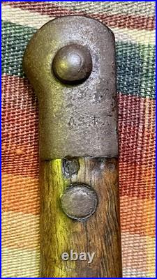 Turkish Model 1935 Mauser Bayonet With Scabbard And Leather Frog