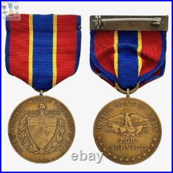 U. S. Army Of Occupation Of Cuba Medal George W. Studley / Davison Of Philla