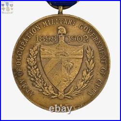 U. S. Army Of Occupation Of Cuba Medal George W. Studley / Davison Of Philla