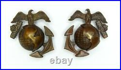 U. S. MARINE CORPS EGA 1926 DROOPY WING OFFICERS FIRE BRONZE N. S. Meyer