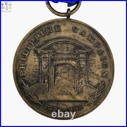 U. S. Marine Corps Philippine Campaign Medal 1920's Bailey Banks & Middle Co