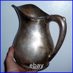 U. S. N World War 1 Era Primitive Antique Water Pitcher Usn Military Wwi Tool