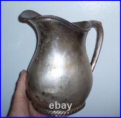 U. S. N World War 1 Era Primitive Antique Water Pitcher Usn Military Wwi Tool