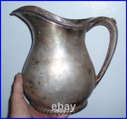 U. S. N World War 1 Era Primitive Antique Water Pitcher Usn Military Wwi Tool